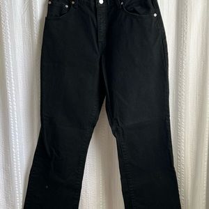 Levi's Black 550 Relaxed Bootcut Jeans 12S EUC‎